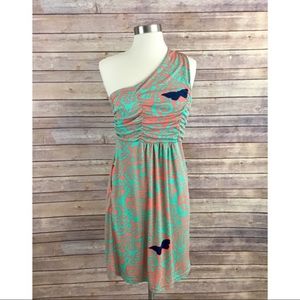 NWT Tracy Negoshian Adriana One Shoulder Dress